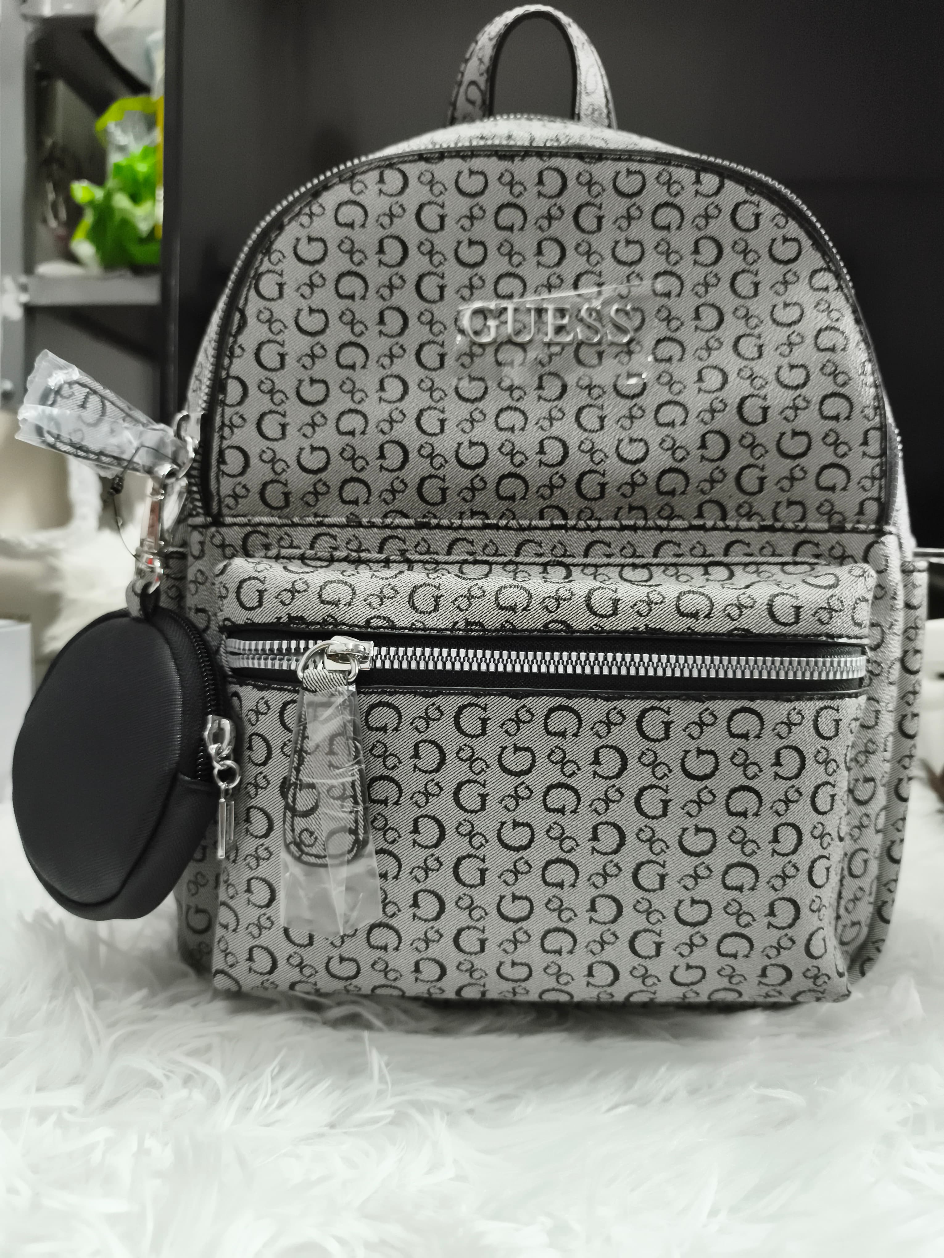Mochila G - Plomo monogramiada